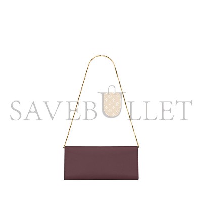 YSL KATE CLUTCH IN GRAIN DE POUDRE LEATHER 851921AAGBE6195 (28*12*4cm)